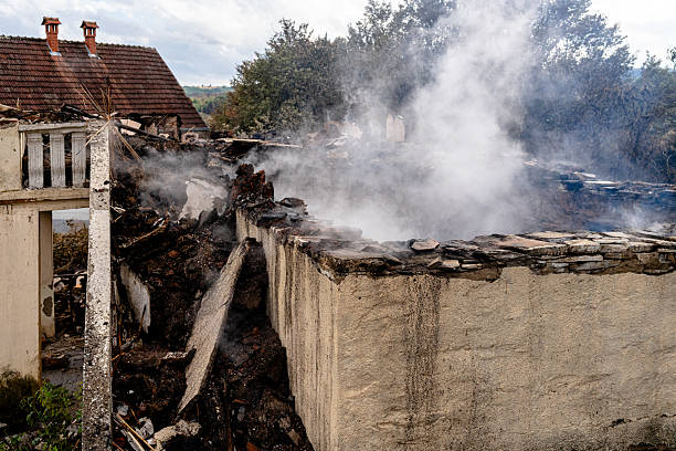 Professional Soot Cleanup technician working in Carrollton, OH